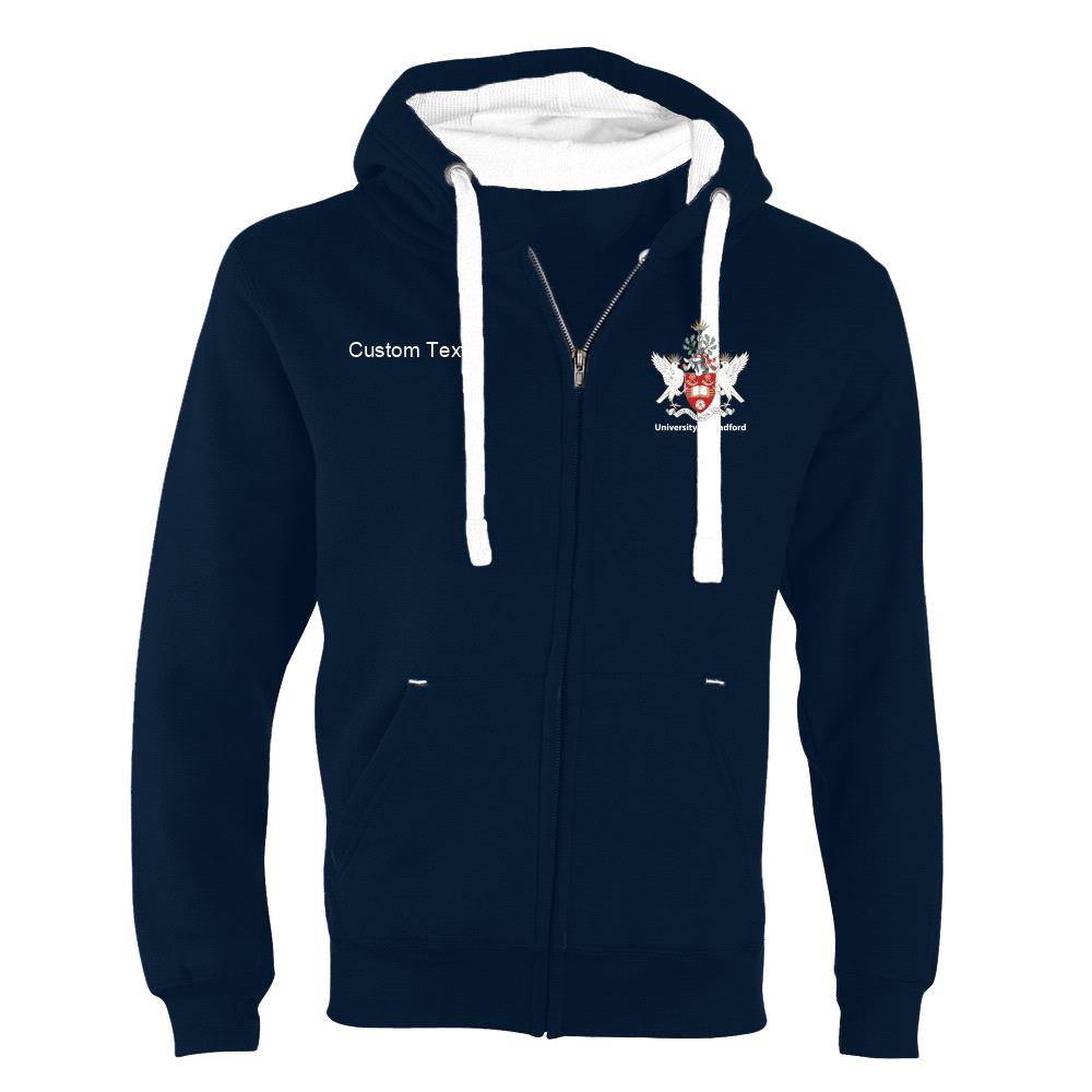 Unisex Premium Crest Zipped Hoodie